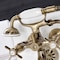 Kingston Brass KS245AB Tub Wall Mount Clawfoot Tub Faucet with Hand Shower, Antique Brass KS245AB - alternate 2